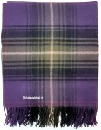 Blanket,  100% lamswol, Heather Tartan, 170 x 140