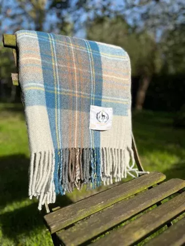 Plaid, Antique Royal Stewart, gemaakt van gerecycled wol