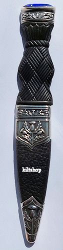 Thistle, Sapphire top, Sgian Dubh