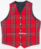 Waistcoat Royal Stewart tartan 